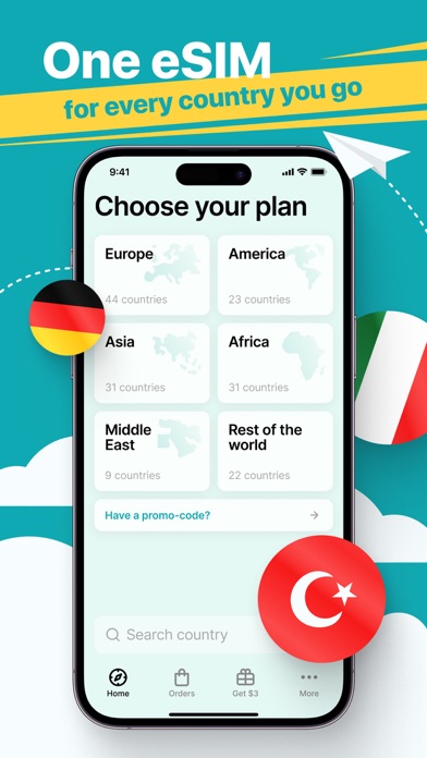 Just eSIM: Travel & Internet Screenshot