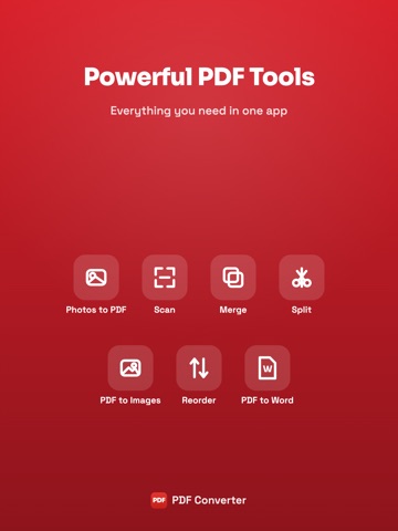 PDF Converter, Scanner iPad screenshot