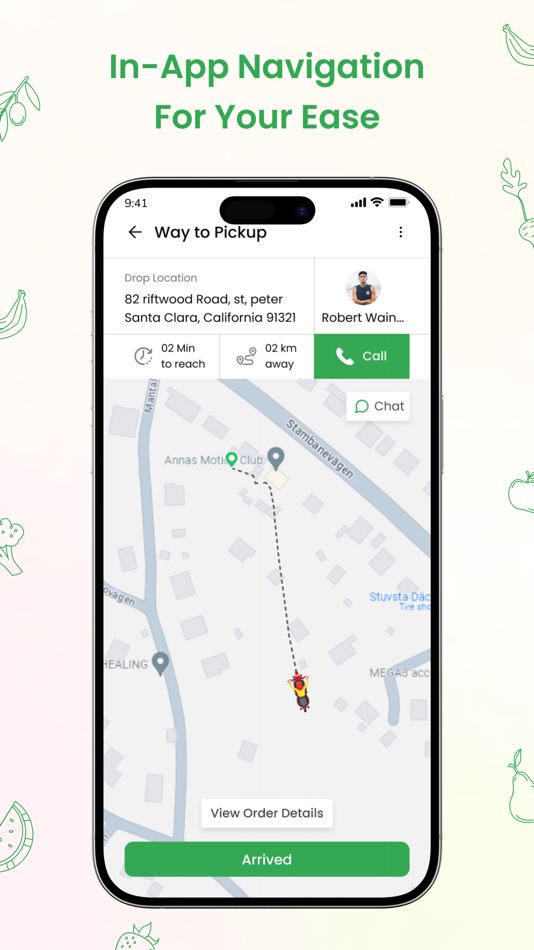 #7. Fox-Grocery Driver (iOS) Podle: White Label Fox Private Limited