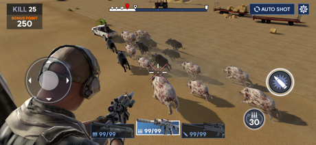 Heli Hog Hunt - Sniper Game screenshot 2