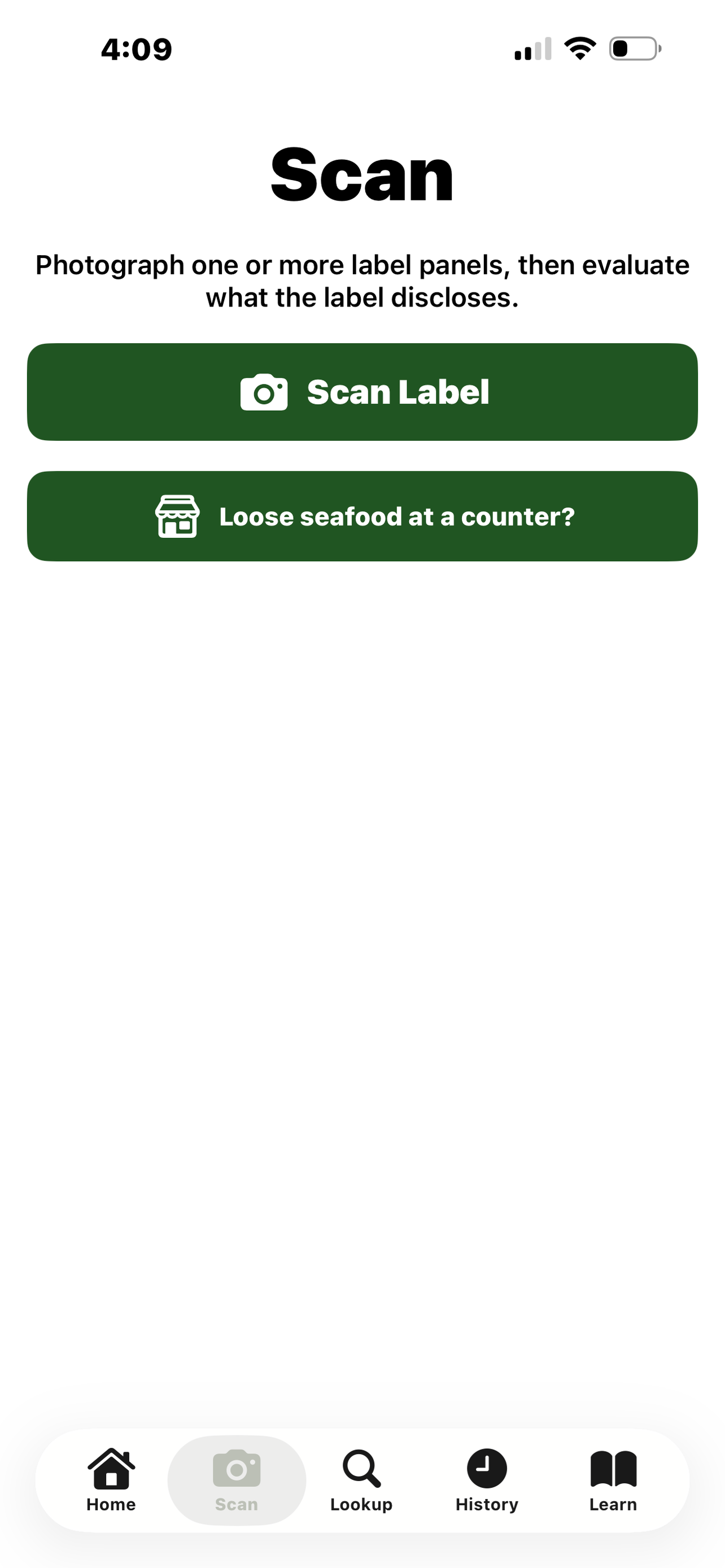 FAT App - Meat Label Scanner screenshot 2