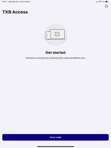TXB Access iPad screenshot