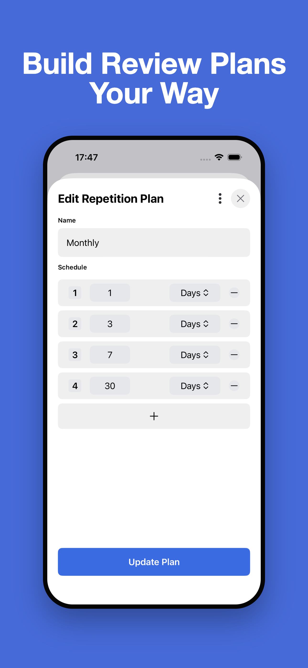Spaced Repetition by Spacey