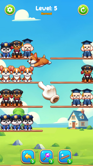 Dog Sort: Puppy Puzzle Screenshot