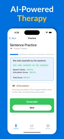 Speech Therapy - SpeakClearly Screenshot 3 of 7
