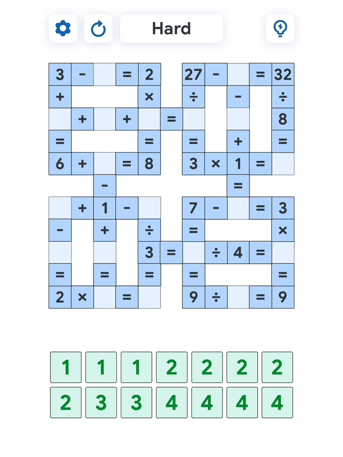 Crossmath Games - Math Puzzle