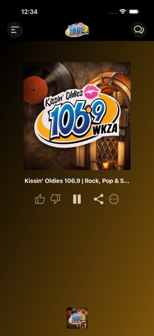 Kissin' Oldies 106.9 iPhone screenshot
