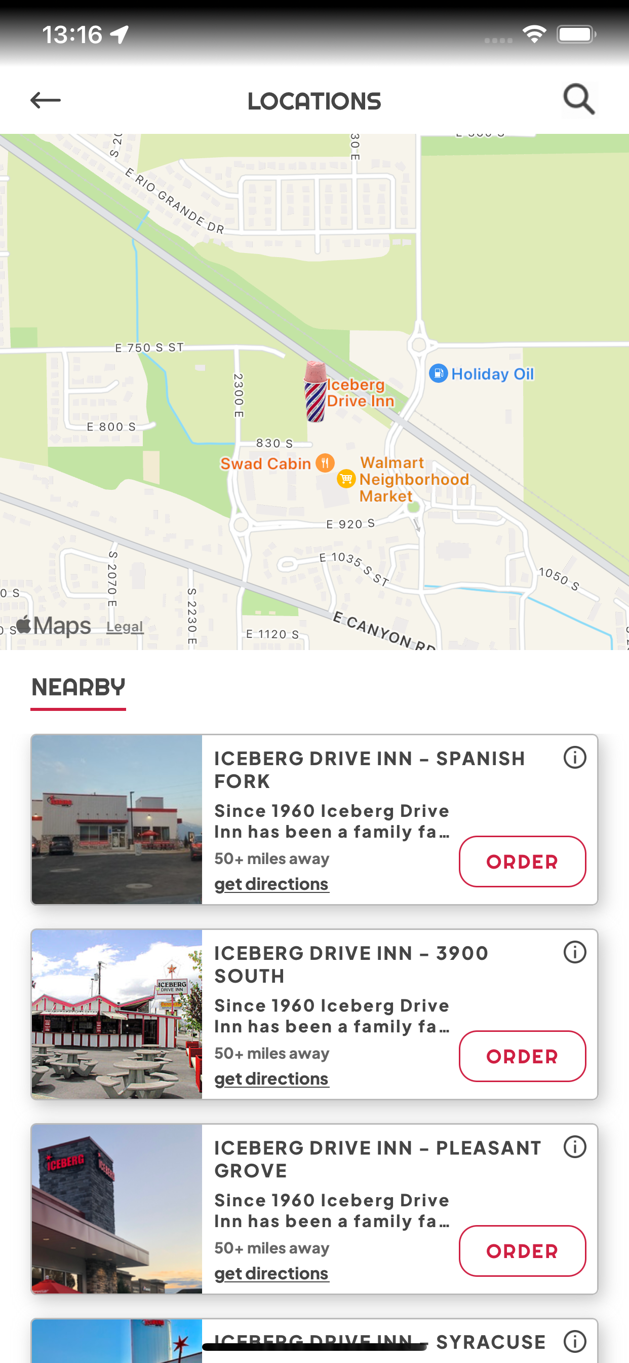Iceberg Drive Inn
