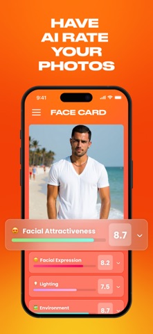 FACE CARD‎ iPhone screenshot
