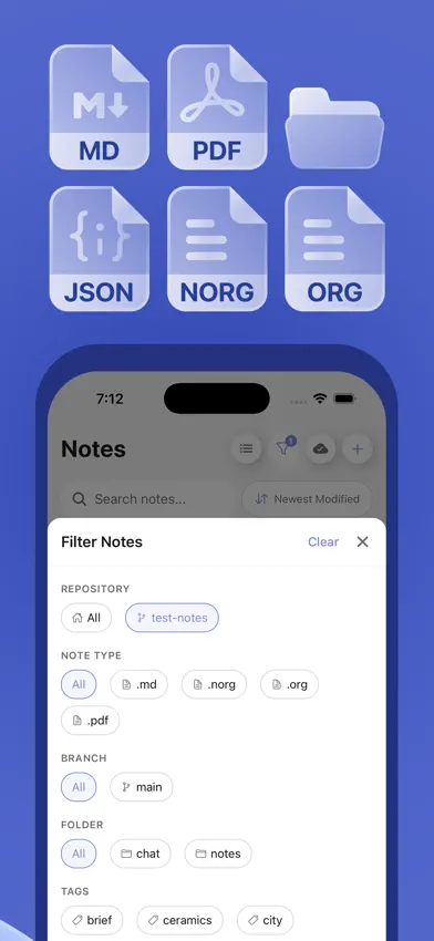 GitNotēs: Notes & Todos + Git screenshot 2