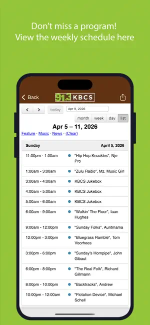 KBCS Public Radio App screenshot 4