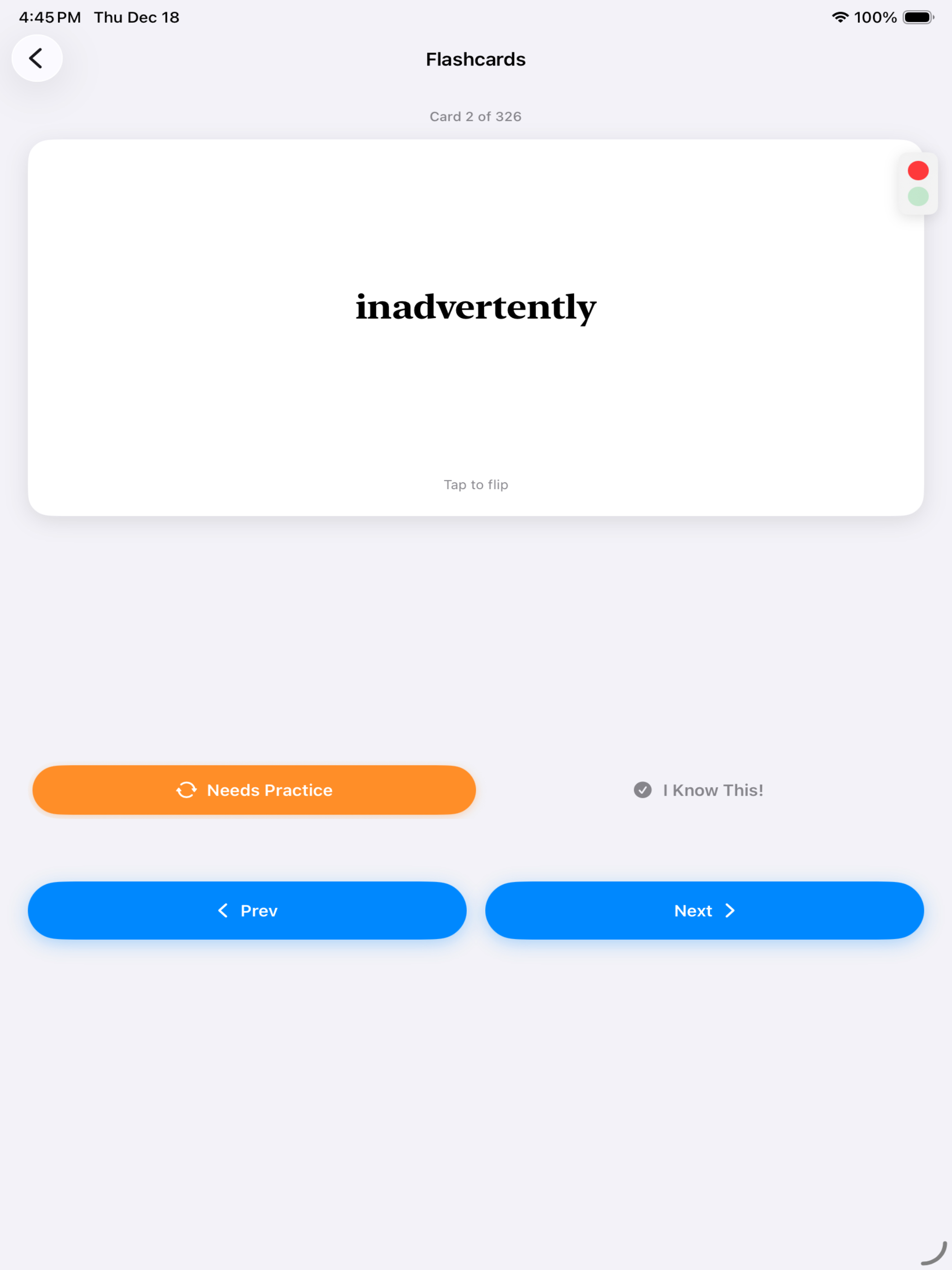 GRE Words - Flashcards