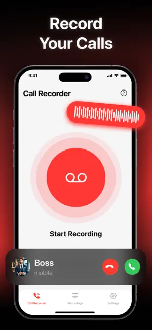 Call Recorder: Record Audio. screenshot 2