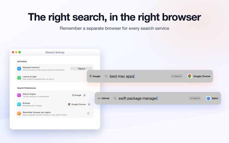App for Google Search: GSearch iPhone screenshot