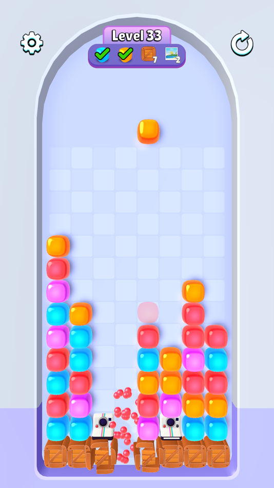 #6. Drop & Match (iOS) Podle: ZiNKY OYUN YAZILIM ANONiM SiRKETi