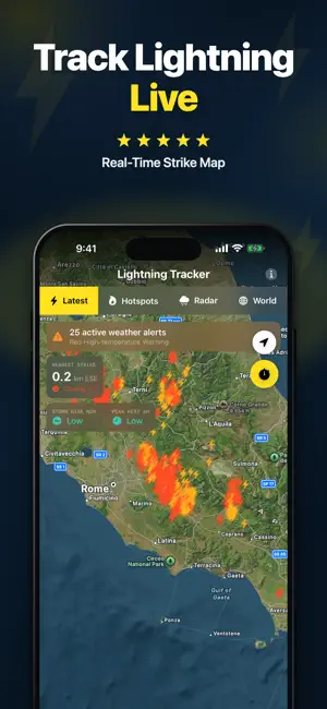 Lightning Tracker & Thunder screenshot 1
