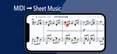 Midi to Sheet - Practice Tool Screenshot 1 of 4