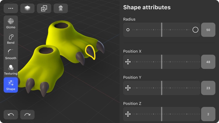 Shapeyard: 3D Modeling, Sculpt screenshot-6