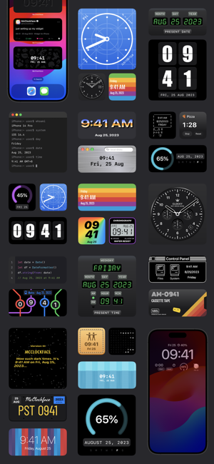 ‎McClockface: Flip Clock Screenshot