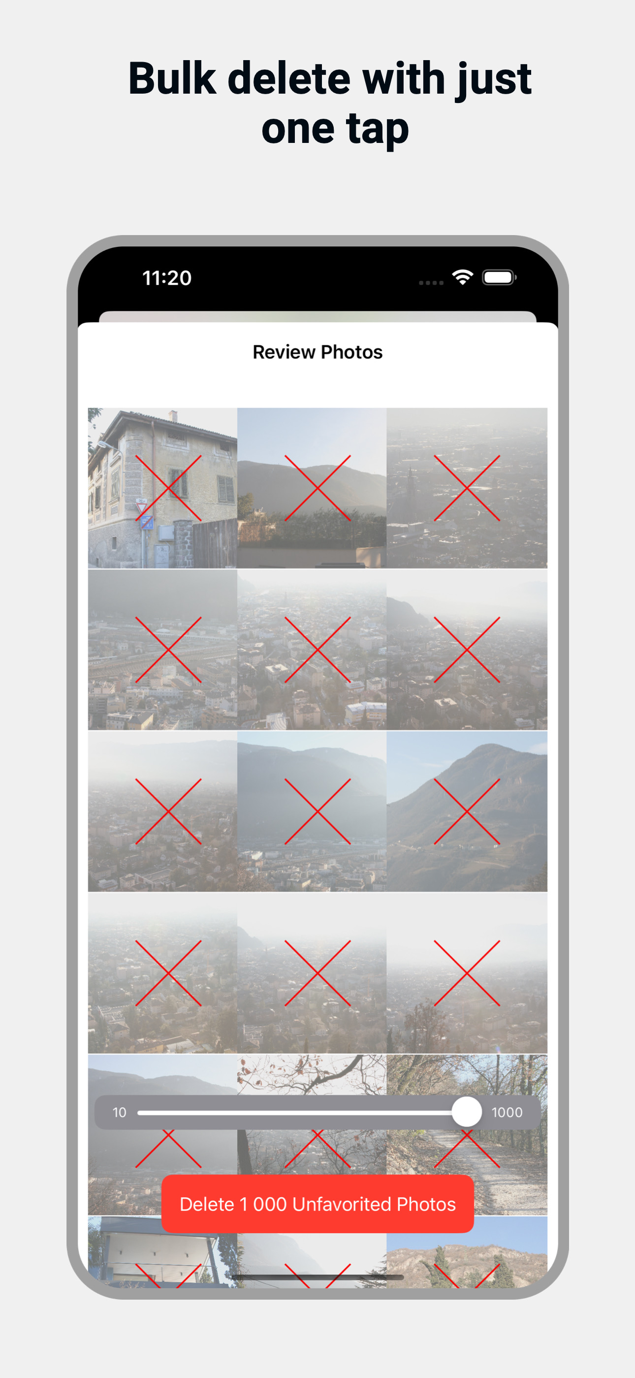 Deleter - bulk clean photos