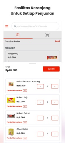 Kasir Warung iPhone screenshot 2