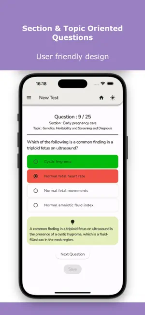 Gynaecology & Obstetrics Exam screenshot 1
