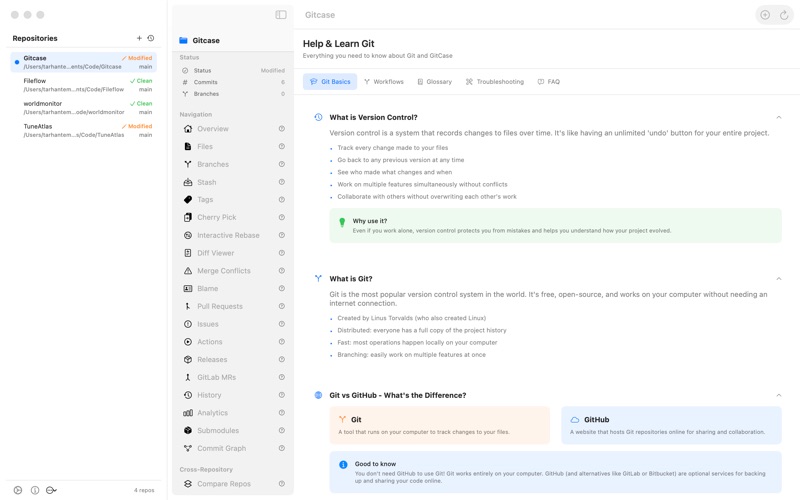 GitCase screenshot