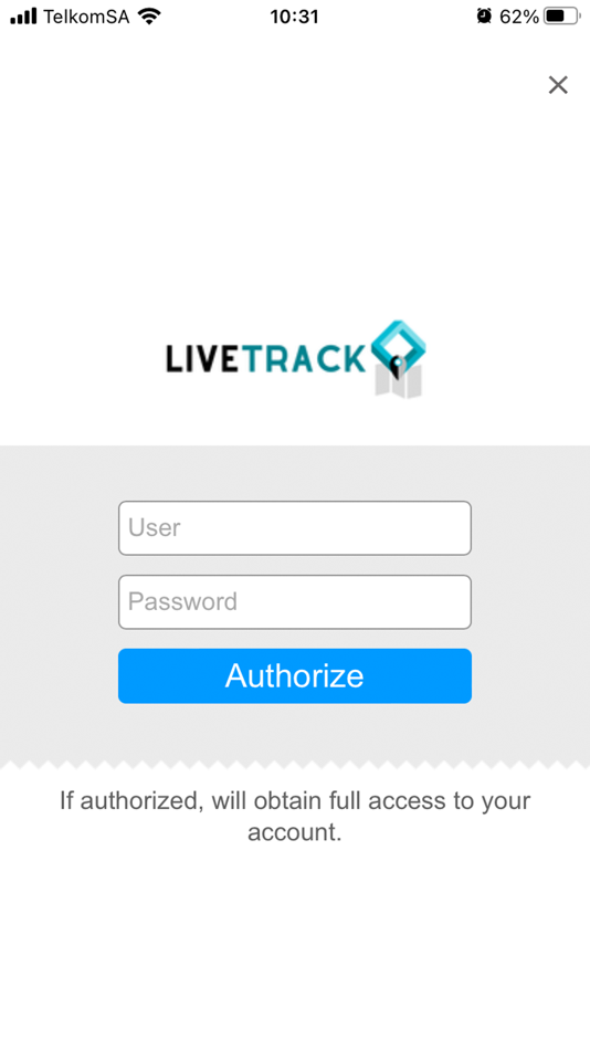 #1. Livetrack ZA (iOS) Podle: JKC ELECTRICAL (PTY) LTD