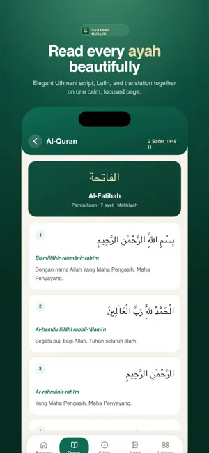 Khusyuk: Journal & Salah Times screenshot 4