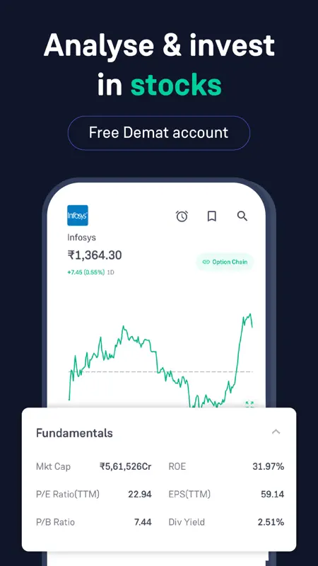 Groww Stocks, Mutual Fund, IPO screenshot 3 of 7
