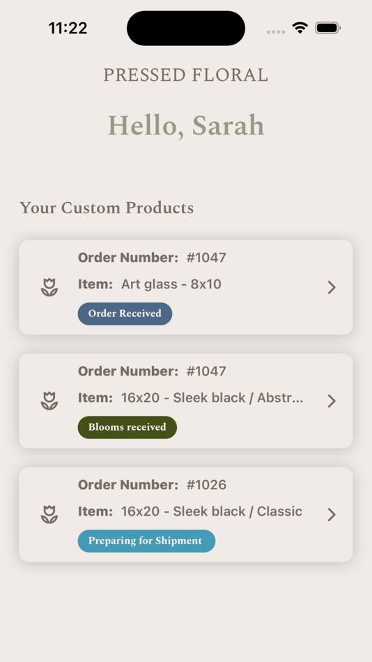 Pressed Floral (iOS) 由: Sarah Ebert