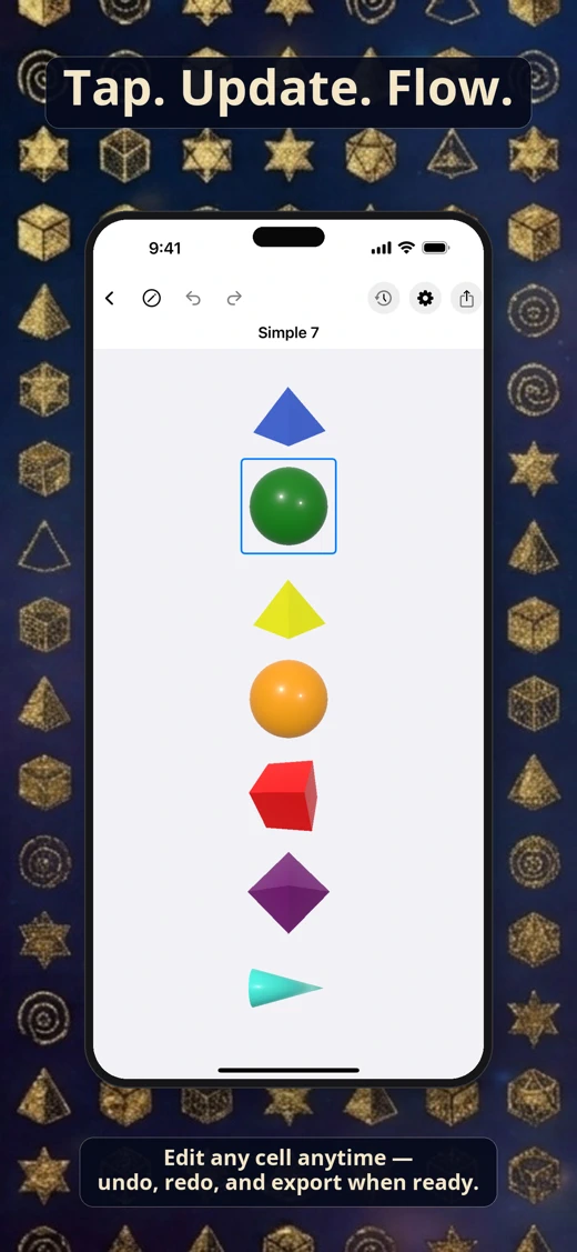 Light Language Grid Creator screenshot 8