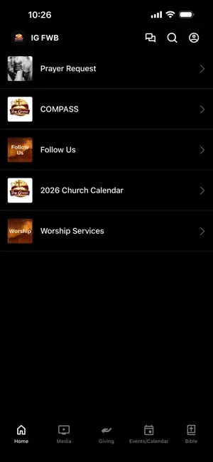 Ira Grove FWB Church screenshot 1