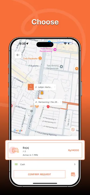 Maxride: Bajaj & Ojek Online iPhone screenshot 2