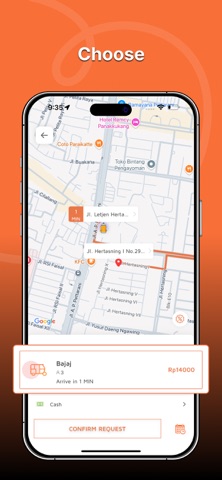 Maxride: Bajaj & Ojek Online iPhone screenshot 2