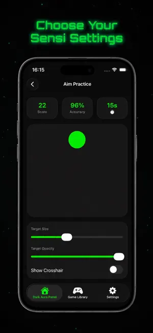 Dark Aura Panel - Rabbit Green screenshot 3