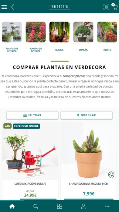 Verdecora: Todo para tu jardín Screenshot