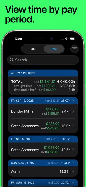 Hours Tracker: Time Tracking screenshot 8