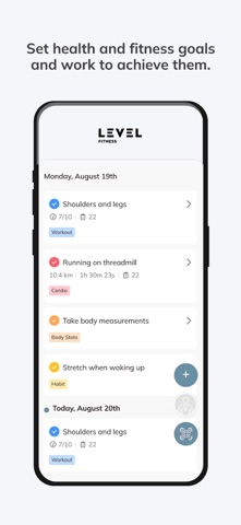 Level Fitness screenshot