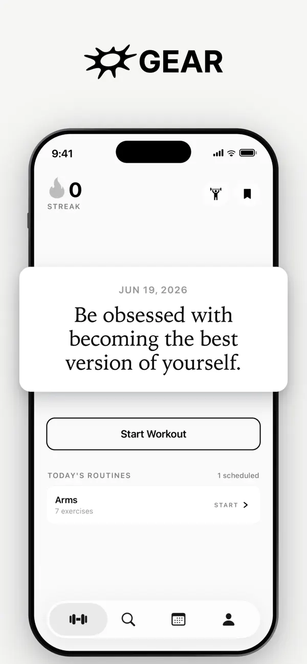 Screenshot #1 pour Gear: Social Fitness Tracker