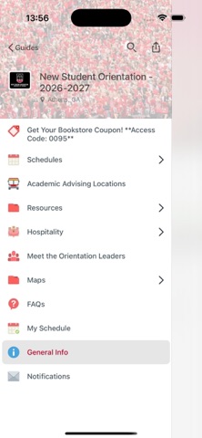 Welcome to UGA app screenshot