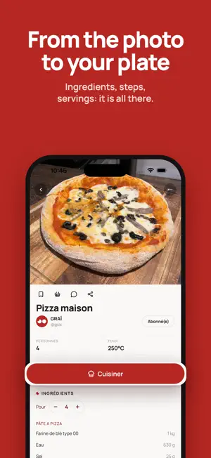 GRAÏ: recipes, menu, groceries screenshot 3