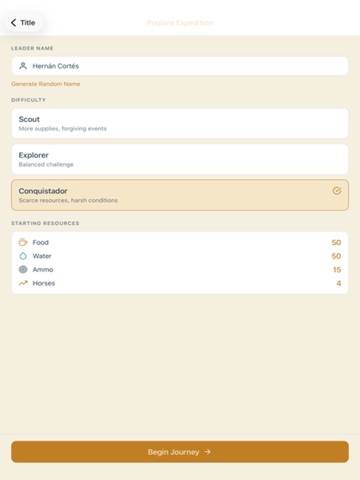The Aztec Trail iPad screenshot