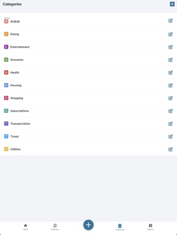 LedgerOne iPad screenshot