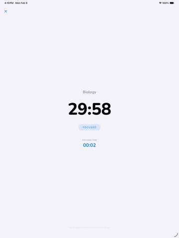 Flowtime - Focus Timer iPad screenshot
