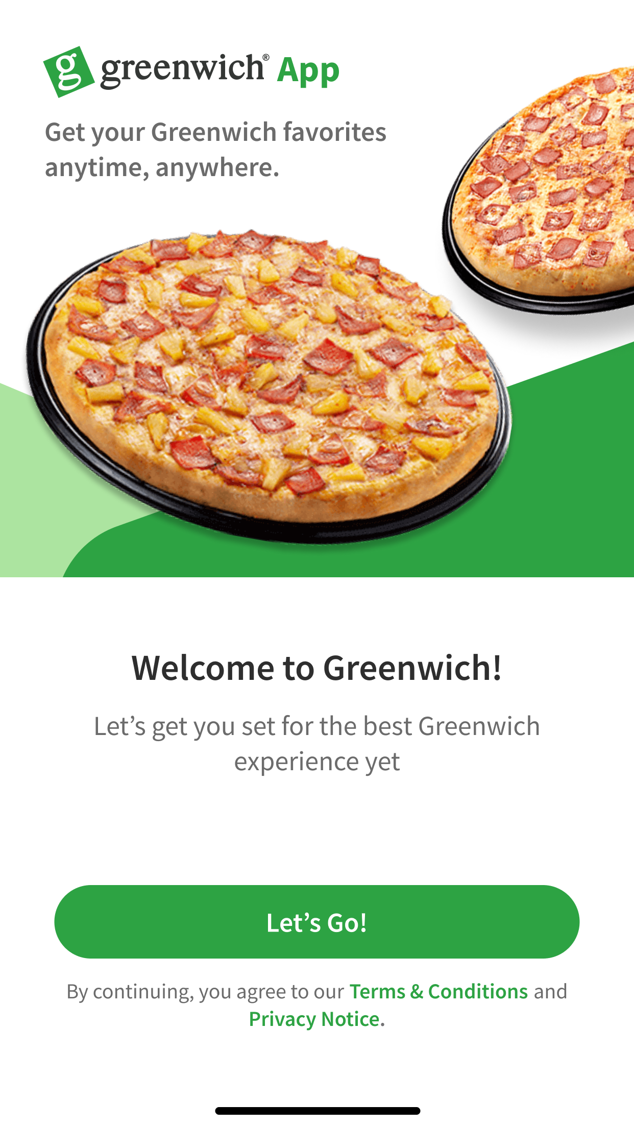 Greenwich: Order Pizza & Pasta