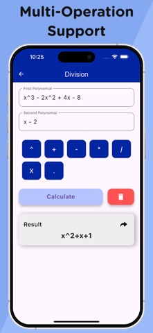 Polynomial Calculator Screenshot 2 of 4