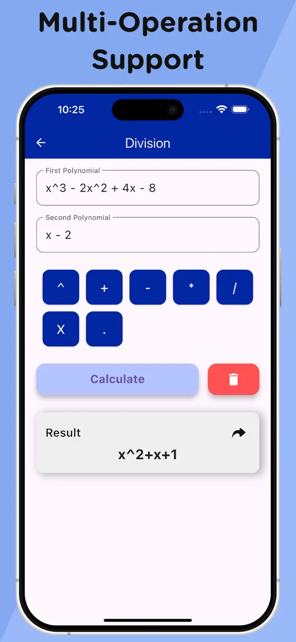 Screenshot #2 pour Polynomial Calculator