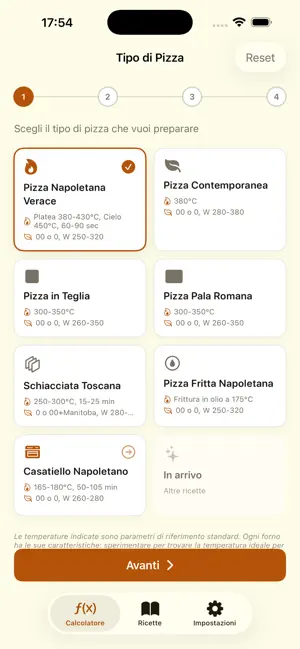 PizzaLab - Calcolo Impasti screenshot 1