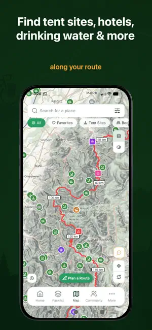 BikeTouri - Bikepacking App screenshot 1